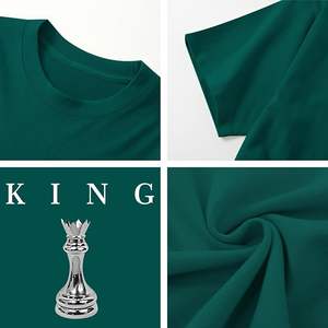 OEM T-shirt décontracté à manches courtes 100% coton pour homme col rond épaule pente imprimé surdimensionné du Bangladesh - Product Image 6