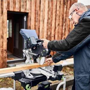 Scie à vis sans fil à lame circulaire, éclairage LED, pince à vis, levier de biseautage, sac collecteur de poussière, clé Allen - Alimenté par batterie - Product Image 1