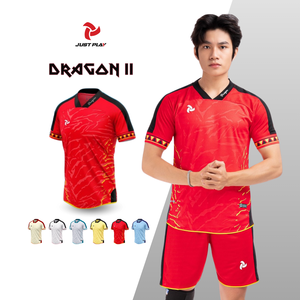 ชุดเสื้อฟุตบอลลายพิมพ์ถ่ายเทความร้อนโพลีเอสเตอร์100% ชุดเล่นฟุตบอลปรับแต่งได้ลายมังกร II - Product Image 6