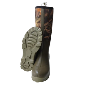 รองเท้าบูตยางลายพรางกันน้ำสำหรับผู้ชาย, รองเท้าบูตยางล่าสัตว์หุ้มฉนวนกันความร้อนสำหรับตกปลากลางแจ้งและการทำฟาร์ม - Product Image 5