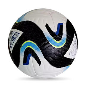 Balones de fútbol Rexine con logotipo personalizado más vendidos, material de PU PVC de alta calidad, Fútbol cosido a mano al por mayor con varios colores - Product Image 2