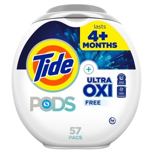 Tide Pods Détergent à lessive Oxi-Sans et doux-51oz/57ct - Product Image 1