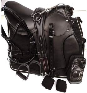 Selle de cheval en cuir pur anglais d'équitation de concepteur personnalisé de 2024 - Product Image 2