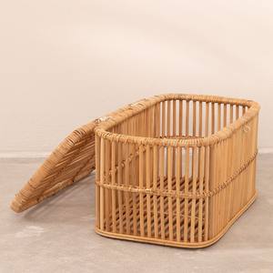 Handmade Natural Rattan Trunk Organizer <b>Storage</b> Trunks Closet <b>Chest</b> Organization Containers Wholesale From Vietnam - Product Image 5