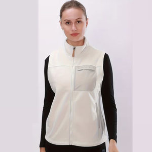 Chaleco sin Mangas de Punto para Mujer, Personalizado al por Mayor con Logotipo, Ligero, Forrado de Felpa, Ecológico, con Bolsillo Delantero - Product Image 1