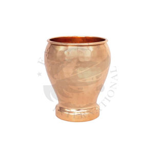 Verre à liqueur martelé en cuivre pur métal Verre à liqueur de table du fabricant - Product Image 1