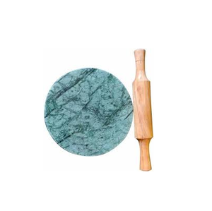 Customized White <b>Marble</b> <b>Rolling</b> <b>Pin</b> Board Cookie Baking <b>Marble</b> <b>Rolling</b> <b>Pin</b> With Wooden Handle and Base for Kitchen - Product Image 6