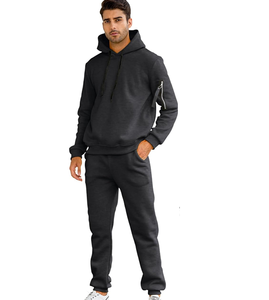 Conjunto Deportivo de 2 Piezas para Hombre, Transpirable, Ecológico, de Poliéster, Informal, para Invierno, con Cierre de Cordón y Cuello en V, Peso Medio - Product Image 2