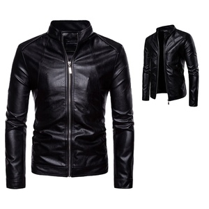 Veste en cuir pour homme au design personnalisé tendance, produit haut de gamme, veste en cuir pour homme et motards, 2026 - Product Image 2