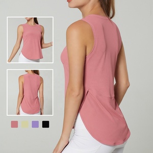 Camiseta sin mangas deportiva para correr de secado rápido para mujer, ropa deportiva transpirable elástica, chaleco de Yoga - Product Image 2