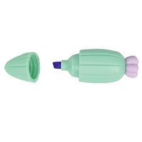 Ensemble de 6 stylos surligneurs miniatures en forme de cactus, mignons, de couleur pastel, fluorescents, fournitures scolaires pour étudiants