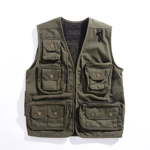 เสื้อกั๊กนิรภัยสะท้อนแสงสีเหลืองเรืองแสงสำหรับสถานที่ก่อสร้างไซต์งานสุขาภิบาลมองเห็นได้ชัดเจนเสื้อผ้านิรภัย - Product Image 5