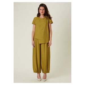 Made in Italy Blusa cruzada de viscosa de verano para mujer Blusa informal para mujer Camisa Diferentes colores disponibles - Product Image 2