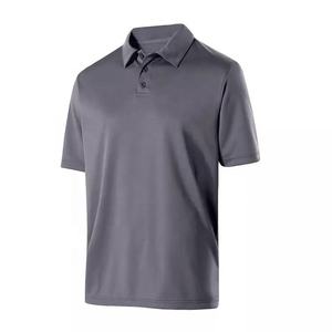 Polo de Golf para hombre, camisa de poliéster de alta calidad bordada en blanco, 100% algodón - Product Image 1