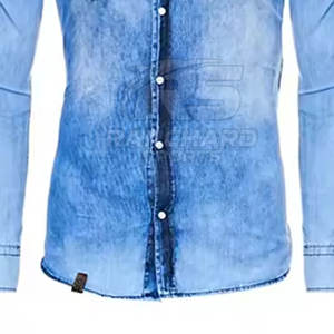 <b>Men</b> Street Style <b>Jeans</b> <b>Shirt</b> Trendy Work Casual <b>Shirt</b> <b>Men</b> Slim Fit <b>Jeans</b> <b>Shirt</b> Long Sleeve Fashion Top - Product Image 5