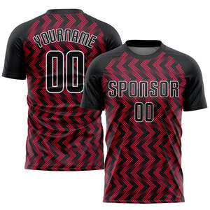 Venta al por Mayor de Camisetas de Fútbol Personalizadas Ligeras, de Secado Rápido y Transpirables, Uniformes de Fútbol con Nombre y Logotipo Sublimados al 100% - Product Image 6