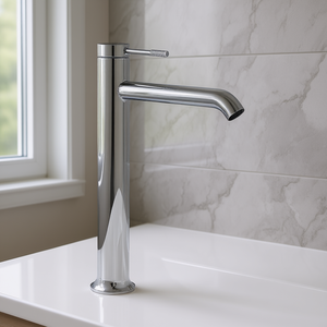 RIVIERA SCARUB1137CR Grifo Mezclador Cromado de Caño Alto para Lavabo, Compatible con Idro Bric y Otras Grifas - Product Image 3