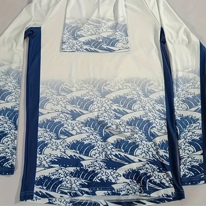 เสื้อตกปลาแบบมีฮู้ดผ้า UV เสื้อตกปลาแห้งเร็วสีเทา - Product Image 6