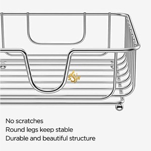 Porte-serviettes décoratif Fabrication d'acier inoxydable Argent poli Porte-serviettes Articles de cuisine Mouchoirs de comptoir de mariage - Product Image 4