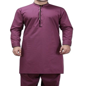 Shalwar Kameez islamique de style unique pour hommes en coton doux - Product Image 1