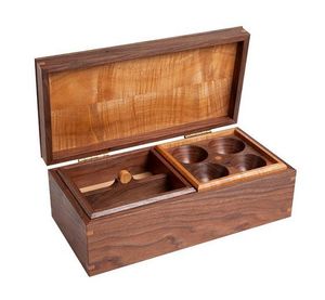 100% MAIN VINTAGE DESGIN BOIS Coffret cadeau et boîte de rangement de bijoux pour la décoration de Noël - Product Image 6
