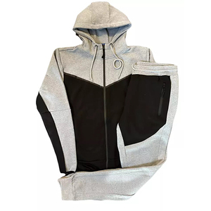 Impermeable ligero poliéster nailon cortavientos para hombre cremallera chándal trajes al aire libre cortavientos chándal conjunto - Product Image 5