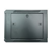 Rack mural de 19 pouces 6U-1N 6U Boîtier ventilé SPCC Racks de serveur en métal de haute qualité