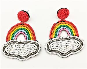 Nuevos y exquisitos pendientes de borla bohemios con estilo, moda para mujer, hechos a mano, 6 pares de combinaciones con material principal dorado y plateado - Product Image 5