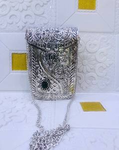 Brass Women's Evening <b>Wedding</b> <b>Clutch</b> with Flap Closure and Silk Lining-Durable Foldable Portable 1-1.9L Capacity - Product Image 2