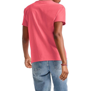 T-shirt graphique en coton unisexe personnalisé grande taille robe surdimensionnée pour femmes broderie T-shirt graphique unisexe en jean pour femmes - Product Image 5