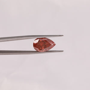 Diamant CVD cultivé en laboratoire, taille poire, 10,5 carats, couleur rose fantaisie, certifié IGI, bijou exquis - Product Image 6
