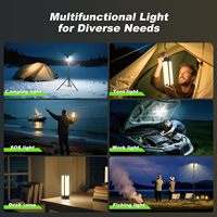 Lampes de camping avec télécommande et support, lanterne de camping rechargeable 14000 mAh, lumière de tente, lampe de travail magnétique 6000 lumens