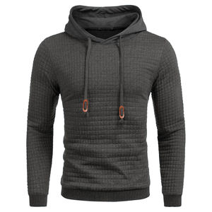 Sudadera con capucha y cremallera para hombre, chaqueta polar de algodón, cálida, informal, a la moda, con bolsillo de canguro de gran tamaño, personalizada - Product Image 1