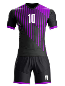 Conjunto de Uniforme de Fútbol Personalizado para Hombre, Negro y Verde Azulado, Sublimado, Transpirable, Pantalones Cortos de Poliéster, Uniformes para Adultos - Product Image 3