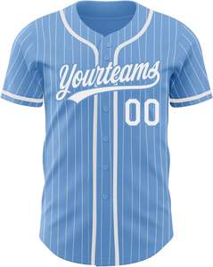 Maillot de Baseball boutonné sublimé uniforme d'équipe personnalisé broderie matériel sergé nom numéro respirant séchage rapide USA Fit - Product Image 6