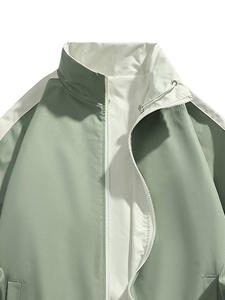 Veste coupe-vent réversible personnalisée pour homme, légère, à capuche, zippée, pour le cyclisme, la course à pied et la pluie - Product Image 3