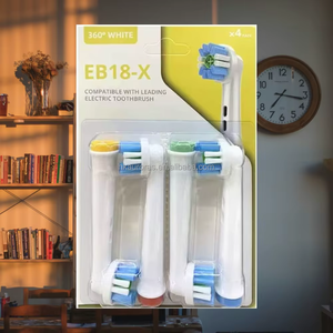 Durable Replacement Electric <b>Toothbrush</b> <b>Heads</b> with Premium Nylon Bristles for Home & Hotel Use Long Lasting Performance - Product Image 1