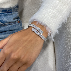 สร้อยข้อมือทองคำแท้14K สำหรับผู้หญิงได้รับการรับรองจาก VVS ทำในอินเดีย5.79 CT IGI - Product Image 5