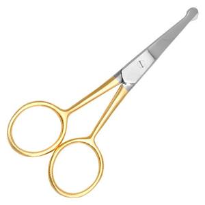 Ciseaux de beauté personnalisés de qualité supérieure en acier inoxydable à lame tranchante et à pointe arrondie pour le maquillage et la manucure - Product Image 1