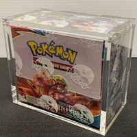 Boîte de présentation magnétique en acrylique transparent pour boîte de booster Pokémon TCG