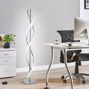Modern Luxury Living Room Home Decor Elegant Mushroom Shape White Fabric Floor Lamp Stylish Golden Stand LED for Home Office Use - Product Image 1