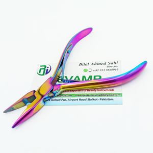 Pince d'extension de cheveux en acier inoxydable de forme plate de haute qualité outils métalliques multifonctionnels de marque privée pour des cheveux durables - Product Image 6