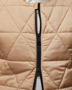 Venta al por mayor sin mangas acolchado personalizado chaleco de alta calidad por encargo del cuello del soporte cremallera Puffer Chaleco de poliéster hombres chaleco acolchado - Product Image 6