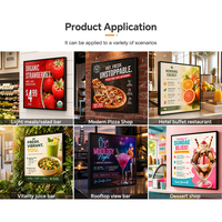 Monitor de Publicidad para Comida Rápida, Pantalla IPS Cuadrada de 45 Pulgadas, 1900x1900, 350 Nits, WiFi, Reproductor de Anuncios de Fábrica