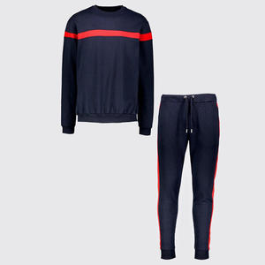 Conjunto deportivo informal de dos piezas de manga larga para hombre, ropa de gimnasio, conjunto de chándal con capucha para entrenamiento físico, entrenamiento para trotar, para invierno - Product Image 4