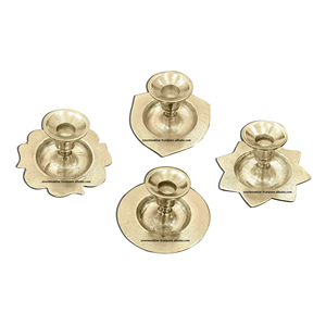 แท่นเทียนทำด้วยมืออลูมิเนียมชุบทองคุณภาพระดับพรีเมียมสั่งทำขนาดสำหรับคริสต์มาส - Product Image 1