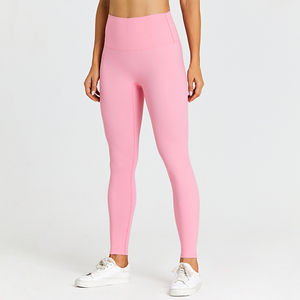 Leggings de gymnastique taille haute pour femmes vêtements d'entraînement de fitness nus avec poches pratiques pantalons de yoga taille moyenne pour tous les âges - Product Image 6