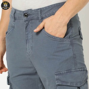 กางเกงคาร์โก้ผู้ชาย กันลม ติดกระดุมกลาง ผ้าแคนวาสน้ำหนักเบา สไตล์ลำลอง พรีเมียม มีกระเป๋า ผลิตตามสั่ง ขายส่ง สินค้ามาใหม่ - Product Image 5