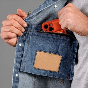 แจ็คเก็ตยีนส์ลำลองผู้ชาย-แจ็คเก็ตยีนส์คลาสสิกและมีสไตล์สำหรับสวมใส่ในชีวิตประจำวันและเป็นชั้นๆ - Product Image 3