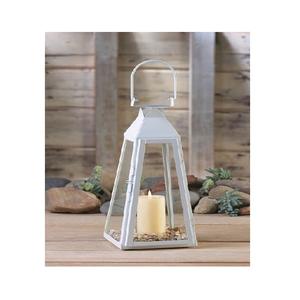 Estilo lujoso Piso de vidrio Linterna de metal Decoración de jardín Color blanco Forma y tamaño personalizados para interiores y exteriores Home Hotel - Product Image 3